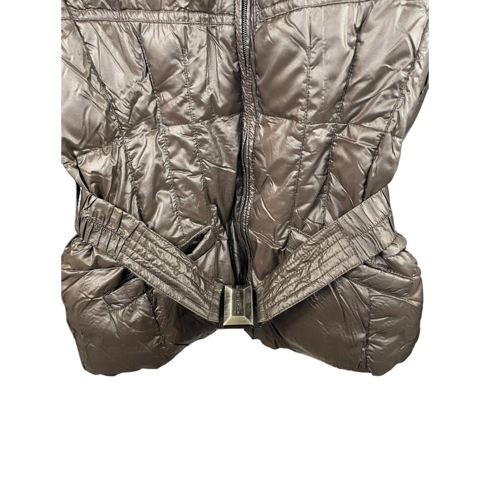 Bcbgmaxazria Down Packable Puffer Jacket Brown Wo… - image 6